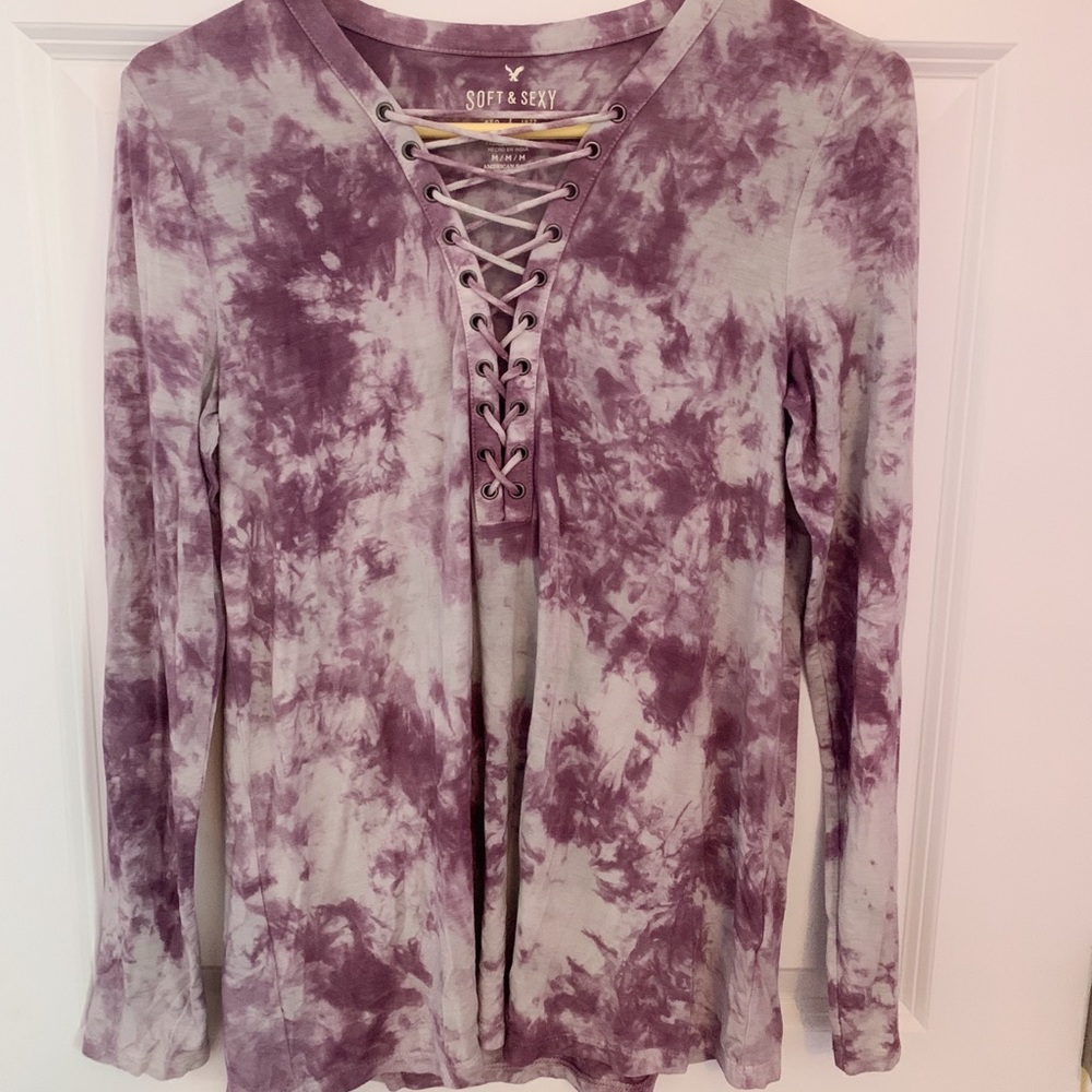 American Eagle tye-dye top
